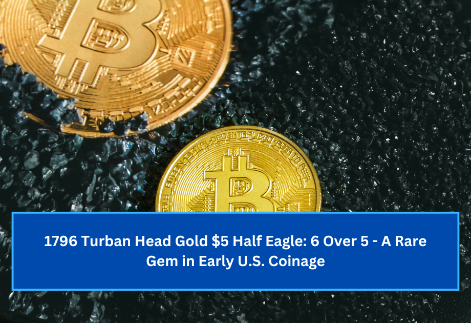 1796 Turban Head Gold $5 Half Eagle 6 Over 5 - A Rare Gem in Early U.S. Coinage