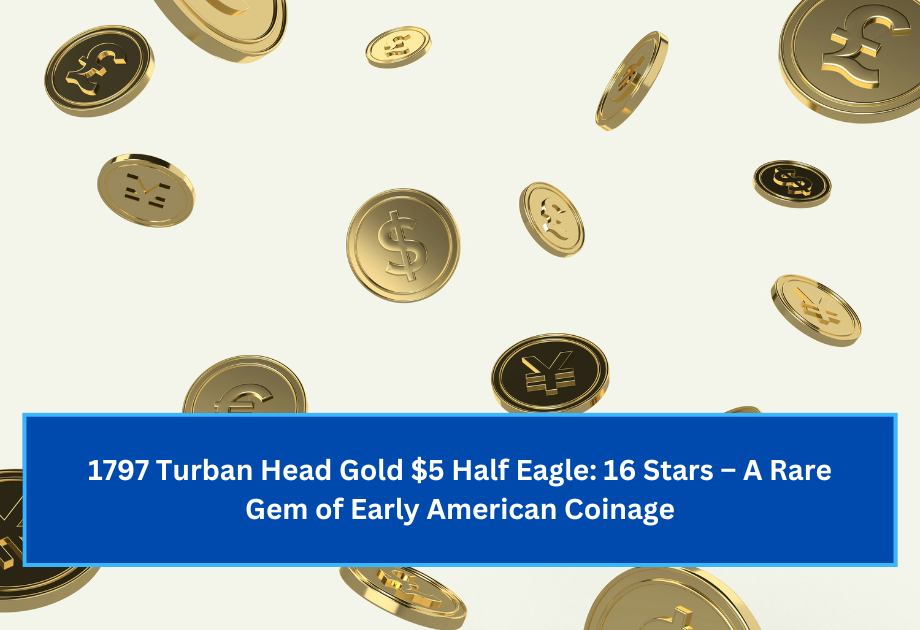 1797 Turban Head Gold $5 Half Eagle: 16 Stars – A Rare Gem of Early American Coinage