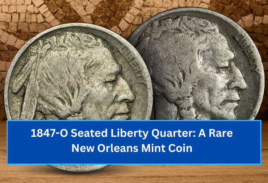 1847-O Seated Liberty Quarter A Rare New Orleans Mint Coin