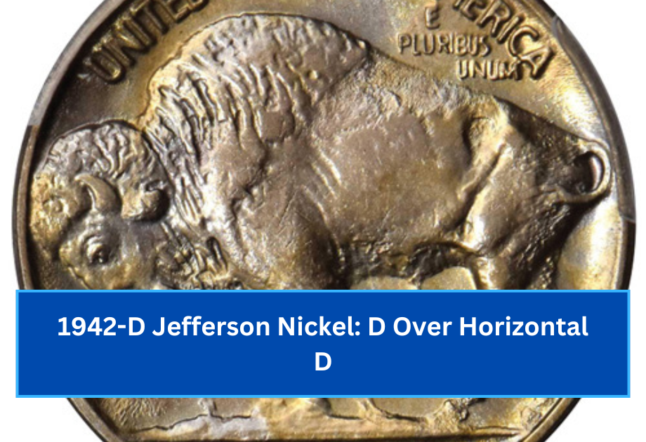 1942-D Jefferson Nickel D Over Horizontal D