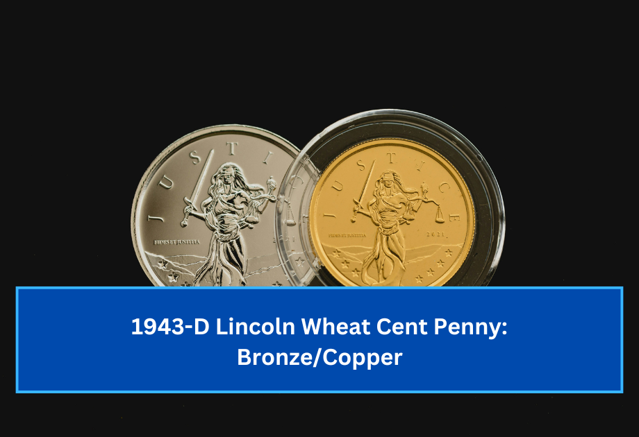 1943-D Lincoln Wheat Cent Penny BronzeCopper