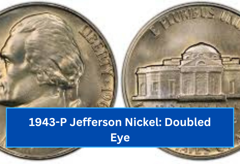 1943-P Jefferson Nickel Doubled Eye