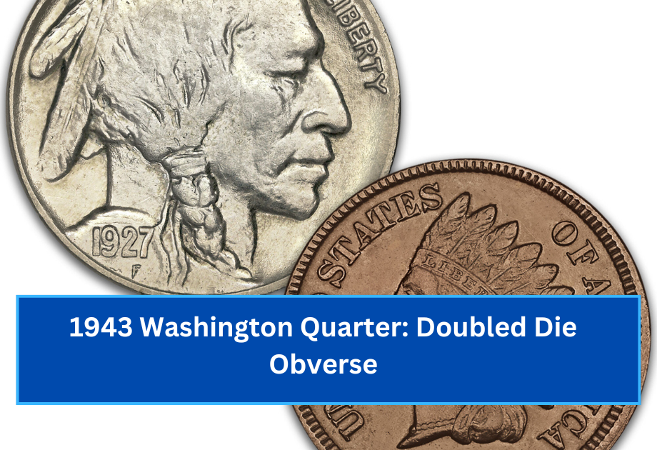 1943 Washington Quarter Doubled Die Obverse