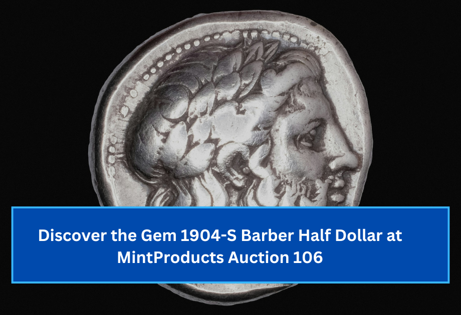 Discover the Gem 1904-S Barber Half Dollar at MintProducts Auction 106